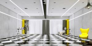 龍光世紀小木馬兒童攝影，現(xiàn)代簡約風格，極富科幻立體感