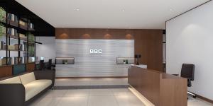 珠江大廈辦公室裝修，密集型現(xiàn)代風格辦公室，簡單實用！