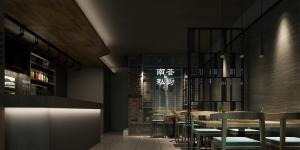 青秀區(qū)桂雅路湘菜館裝修，大空間空中閣樓設計！